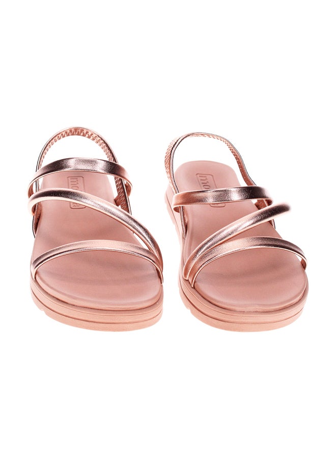 MOLECA Textured Slip-On Flat Sandals - Image 2