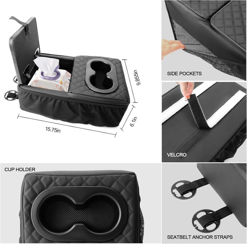 FURYENGRAVER Universal Rear Seat Armrest Organizer - Image 5
