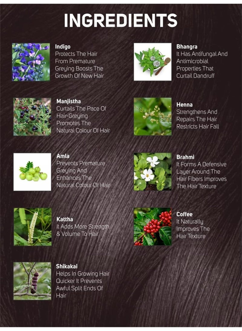 فيجيتال صبغة شعر نباتية آمنة - عنابي 100 غرام - صبغة شعر عضوية معتمدة وخالية من المواد الكيميائية والمواد المسببة للحساسية، تركيبة طبيعية حيوية خالية من الأمونيا للرجال والنساء - Image 2