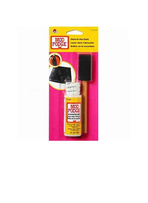 Mod Podge Medium with Foam Brush 2oz Glow-In-The-Dark