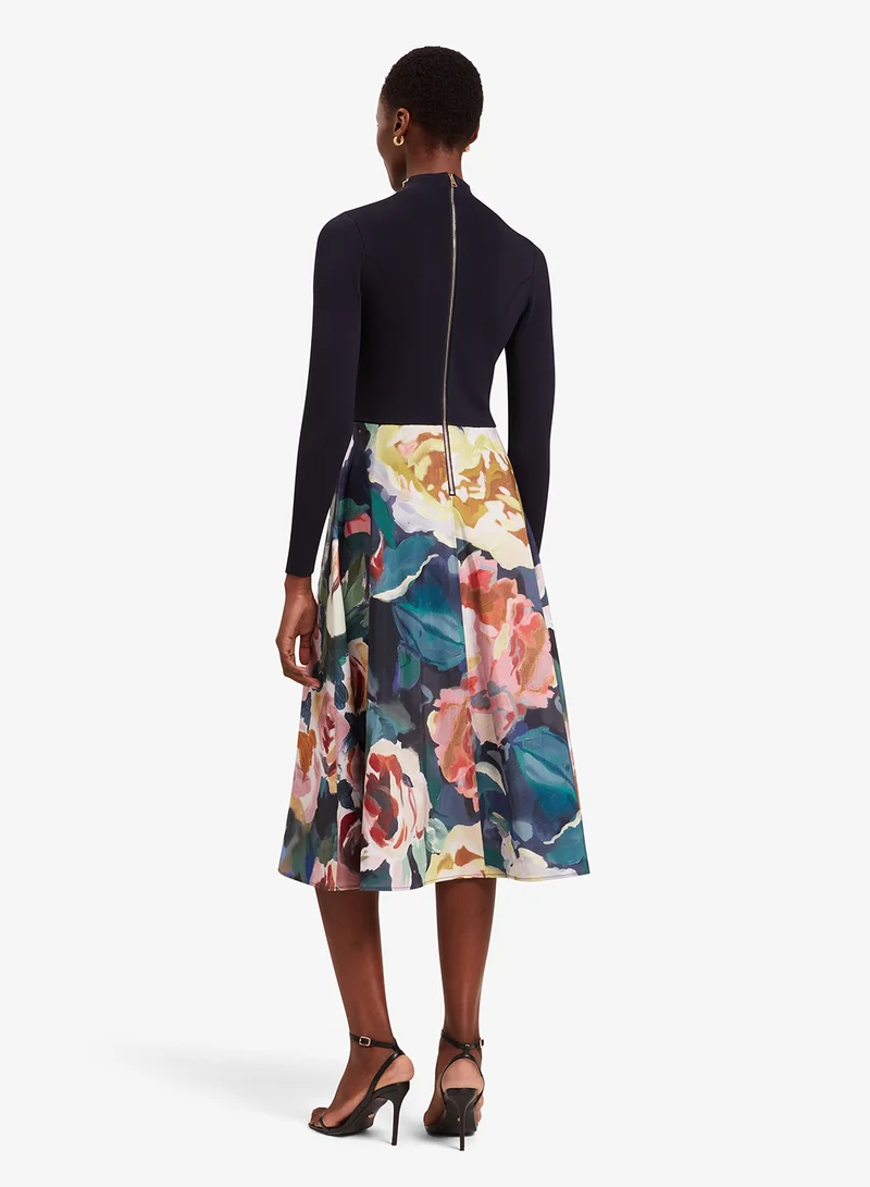 Ted Baker Printed Ottoman Dress