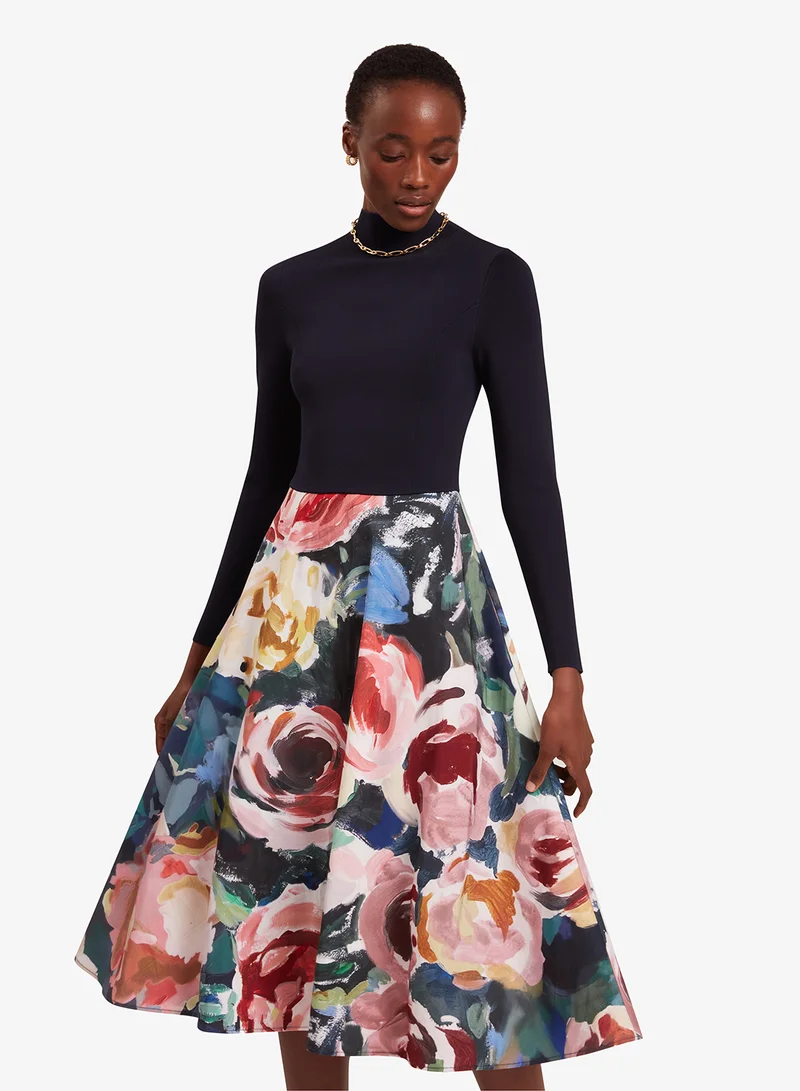 Ted Baker  Printed Ottoman Dress for Women | Best Price UAE