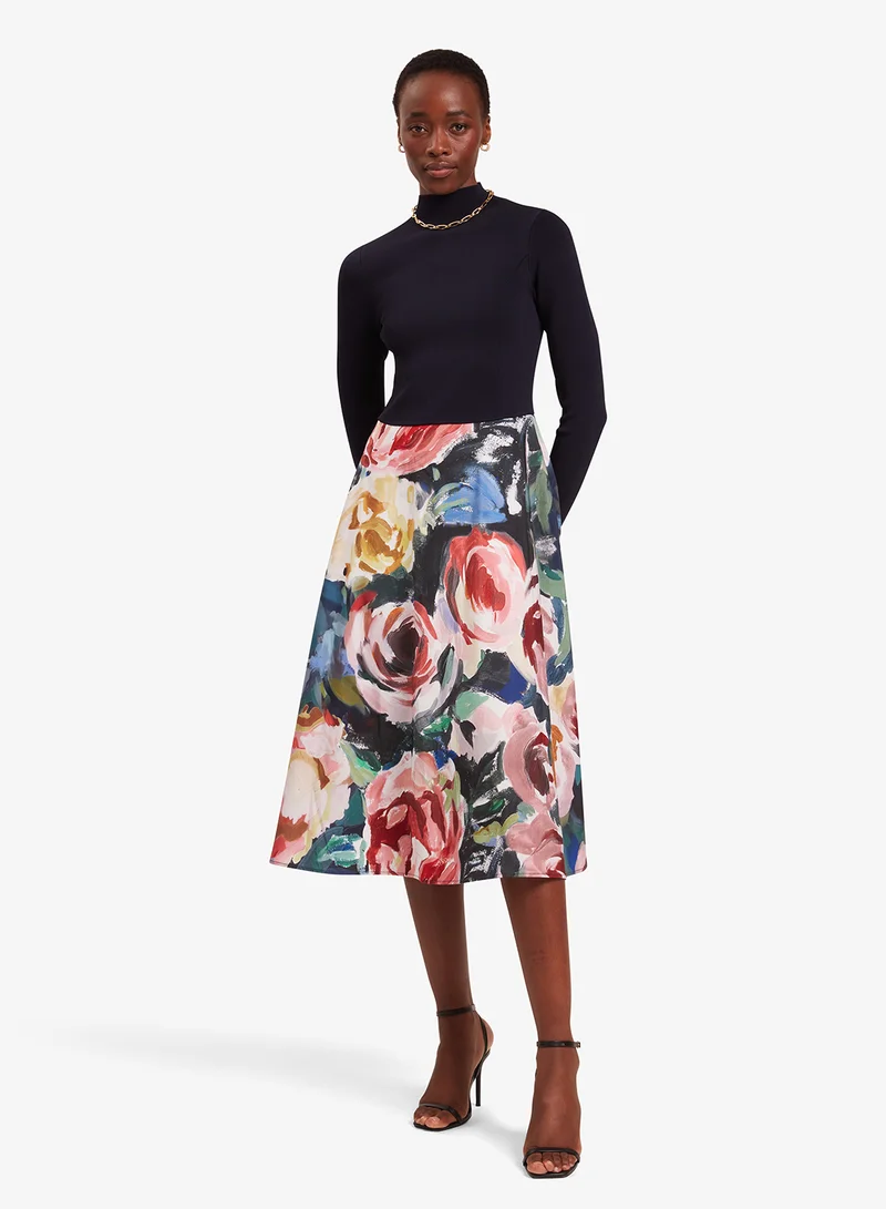 Printed Ottoman Dress