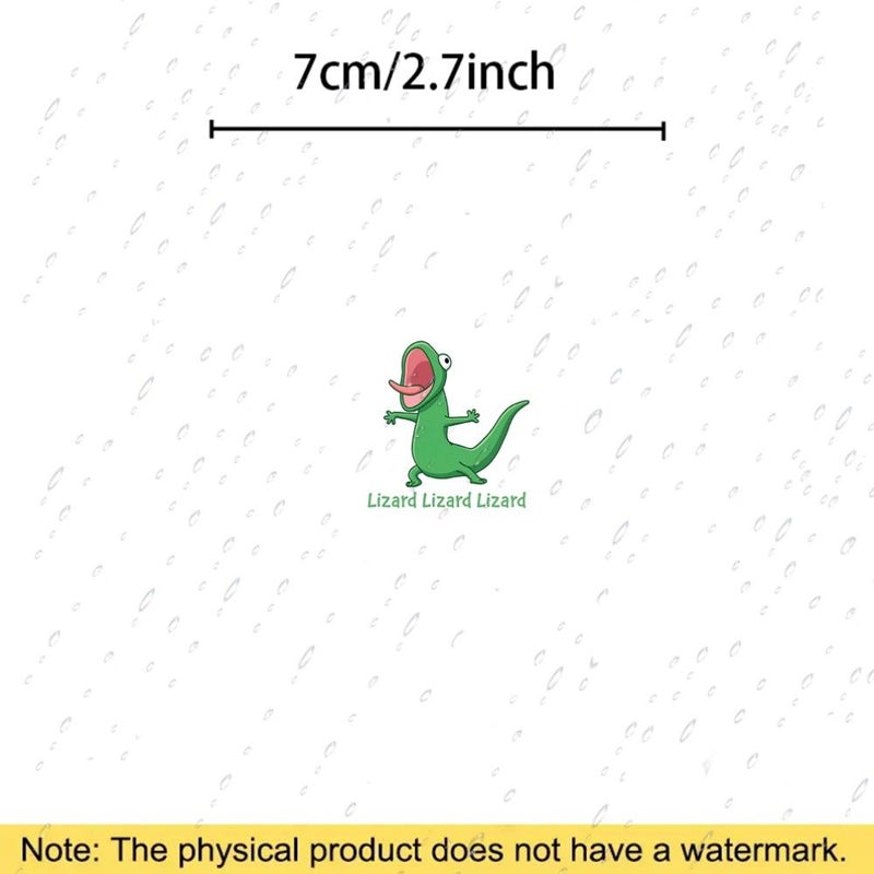 Tom Lizard Funny Meme Adventures Frog Movie Car Sticker 1pc - Image 2