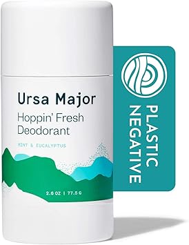 Ursa Major Natural Deodorant Hoppin Fresh AluminumFree Nonstaining CrueltyFree Formulated for Men and Women 26 Ounces - Image 1