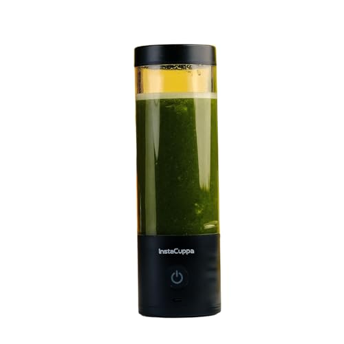 InstaCuppa Ultra Slim Portable Blender Bottle – 180W Power, 3000mAh Battery, USB Type-C Rechargeable, 6 Stainless Steel Blades, 480ml Capacity with Markings, Magnetic Lock Safety (Upgraded Edition) - Image 1