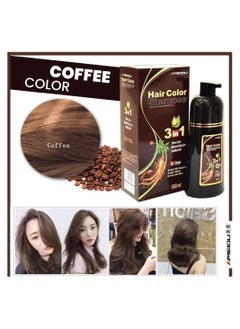 Meidu 3 In One Permanent Dark Brown Hair Dye Shampoo 500ml  - Image 3