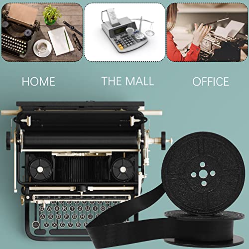 Jolbndcv 4 Pairs Universal Typewriter Ribbon Twin Spool Replacement Pack Compatible with Most Typewriter Black - Image 5