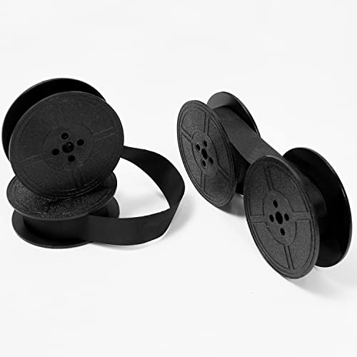 Jolbndcv 4 Pairs Universal Typewriter Ribbon Twin Spool Replacement Pack Compatible with Most Typewriter Black - Image 3