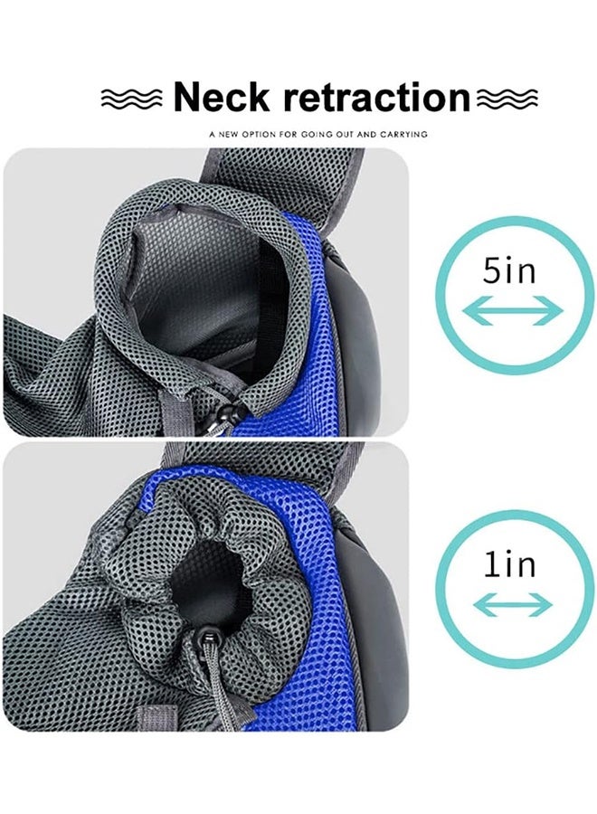 JCB CHIC Pet Carrier Backpack, Adjustable Pet Front Cat Dog Carrier Backpack Travel Bag, Easy-Fit for Traveling Hiking Camping for Small Medium Dogs Cats Puppies(S) - Image 5