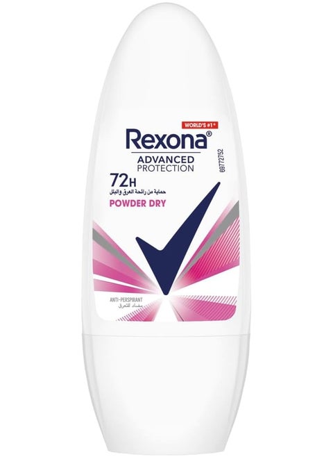 Rexona Women Advanced Protection 72h  Antiperspirant Powder Dry Roll On - 50ml