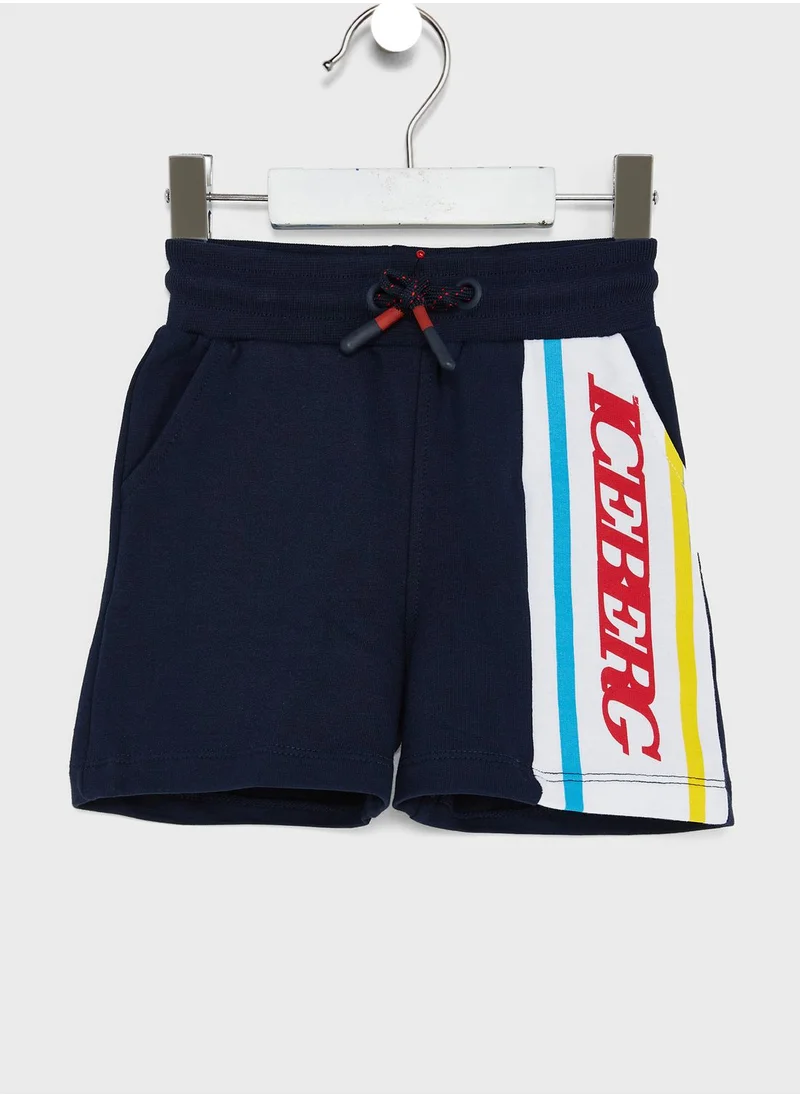 Ice Iceberg Kids Logo Shorts