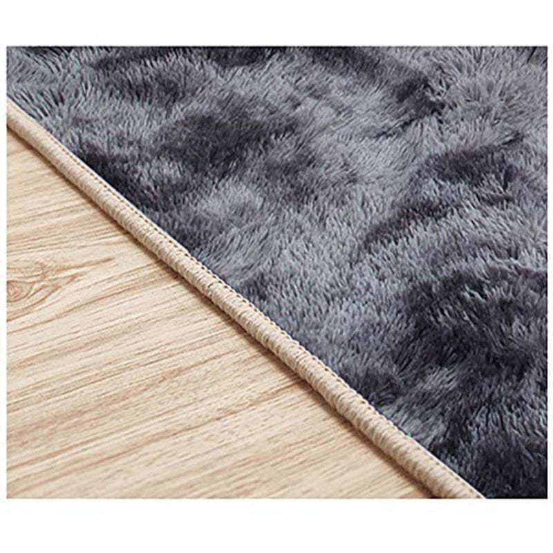 Home Decor Ultra Soft Modern Luxurious Thick Pile Square Rug - Brown 140x200cm - Image 5