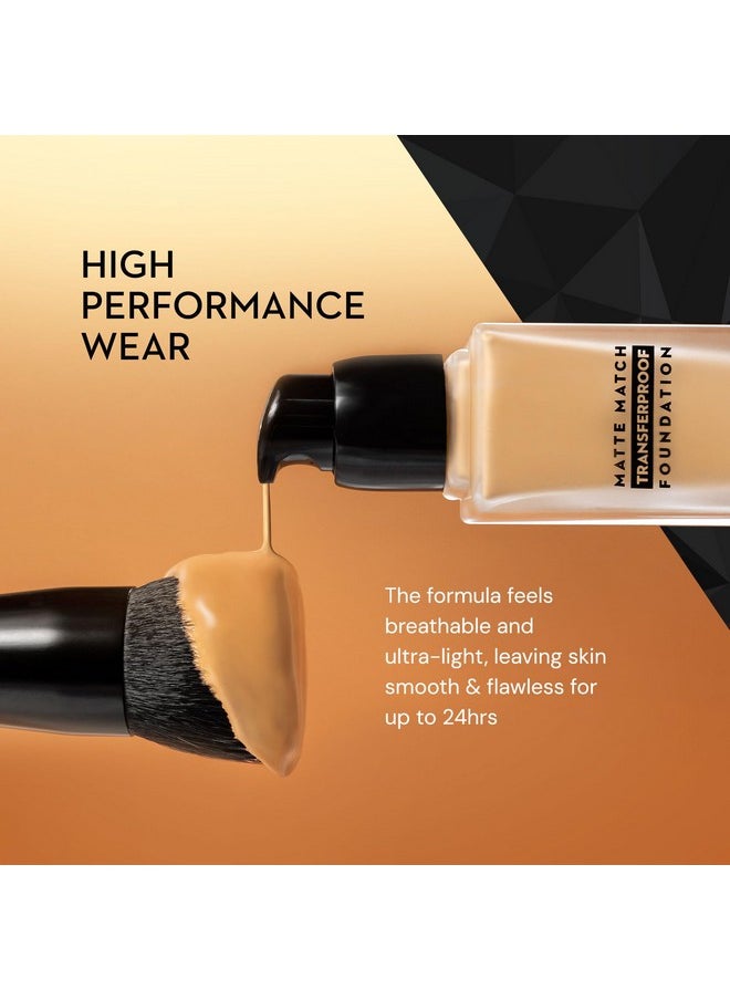 شوجر كوزماتيكس كريم أساس Matte Match Transferproof | يدوم حتى 24 ساعة | مقاوم للماء | يناسب جميع أنواع البشرة | 30 مل (40 بريف)  - Image 4