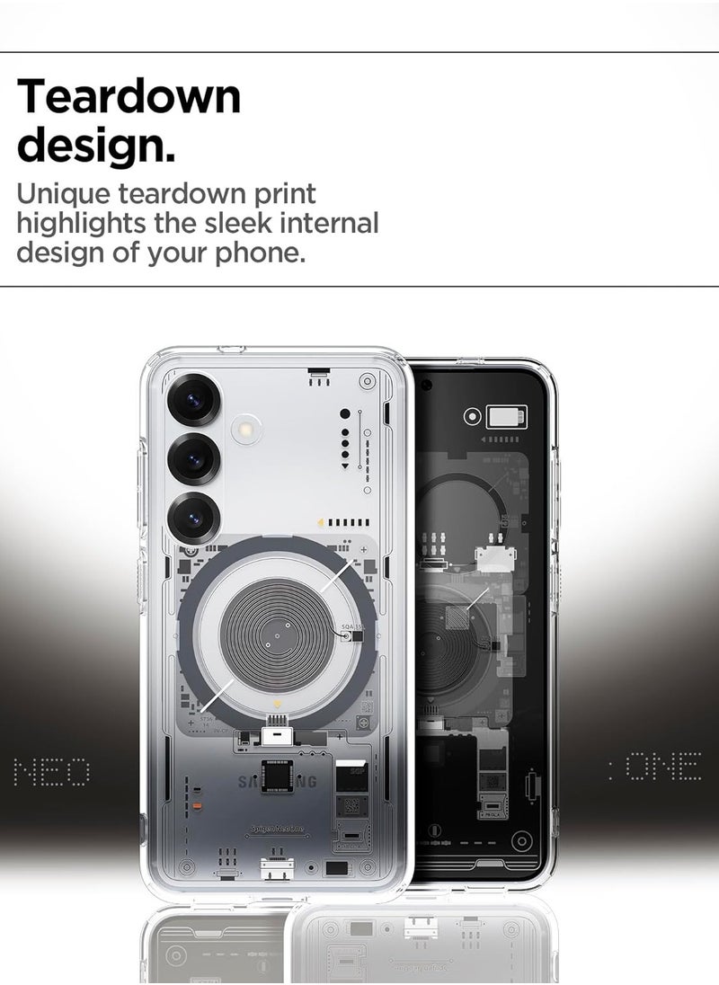 Spigen - Ultra Hybrid MagFit for Samsung Galaxy S25 Case Cover with MagSafe (2025) - Neo One - Image 1