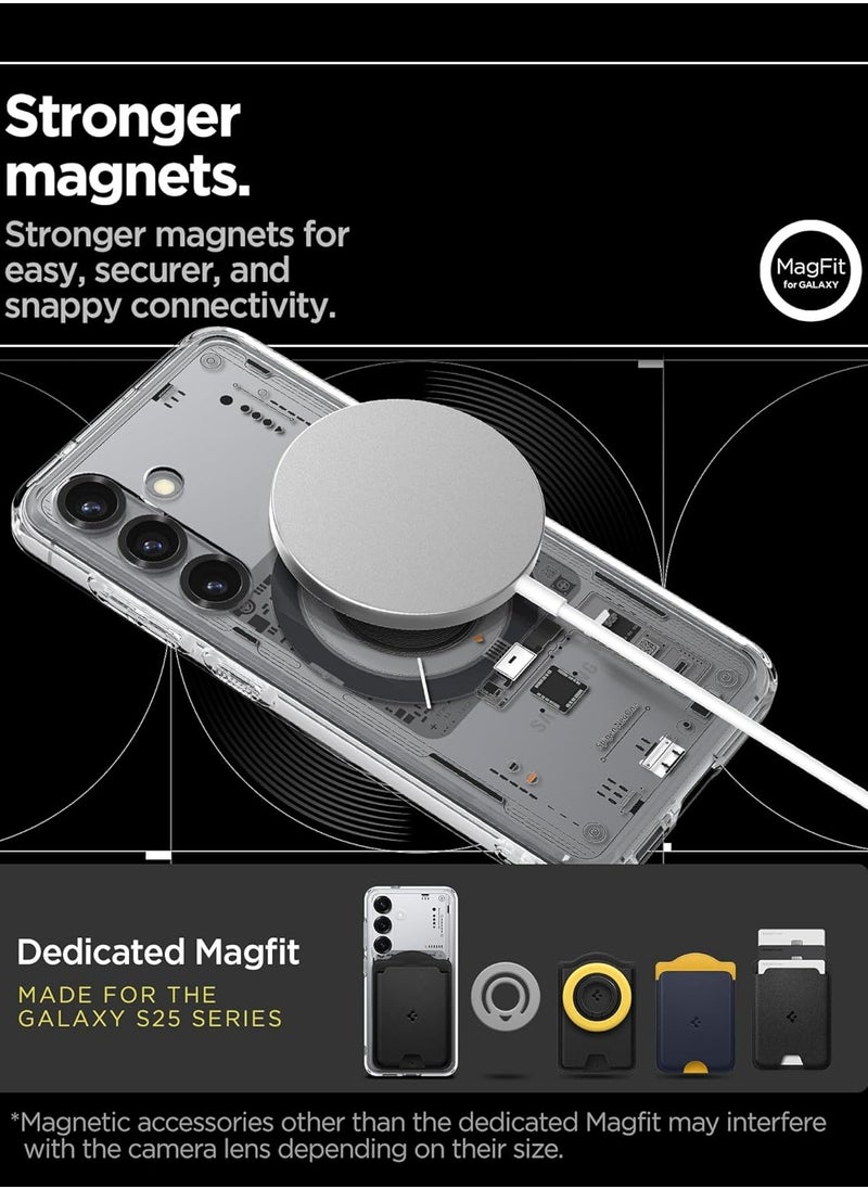 Spigen - Ultra Hybrid MagFit for Samsung Galaxy S25 Case Cover with MagSafe (2025) - Neo One - Image 1