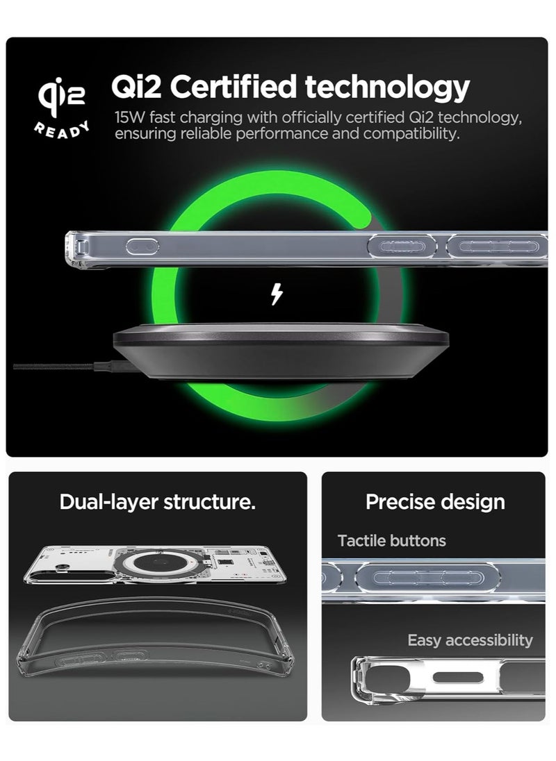 Spigen - Ultra Hybrid MagFit for Samsung Galaxy S25 Case Cover with MagSafe (2025) - Neo One - Image 1