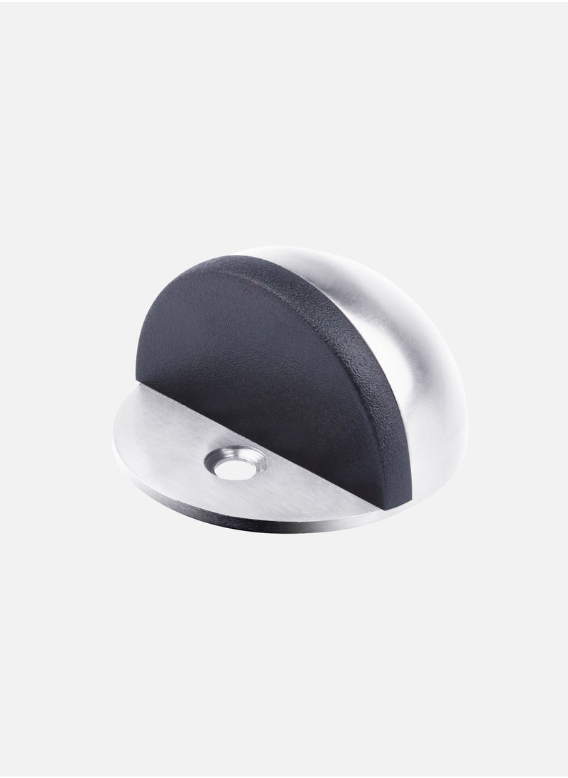 CINCINNO Half Moon Door Stopper – 40mm, Premium Stainless Steel, Heavy Duty, Anti-Corrosion, Wall Protector, Modern Design, Silent Close, 5-Year Warranty – (Chrome Plated) 
