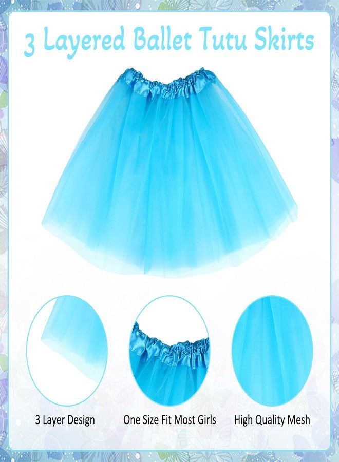 Hoemwarm 18 Pcs Girls Tutu - 3 Layers Multicolor Skirt for Toddlers, Princess Dresses, Dance Fluffy Tulle Skirt for Birthday Party Costume - Image 5