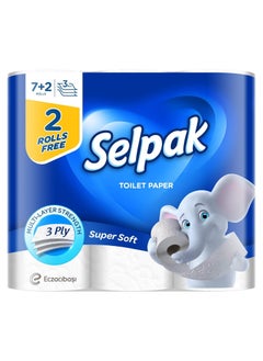Selpak 3 Ply Toilet Paper 140 Sheets 