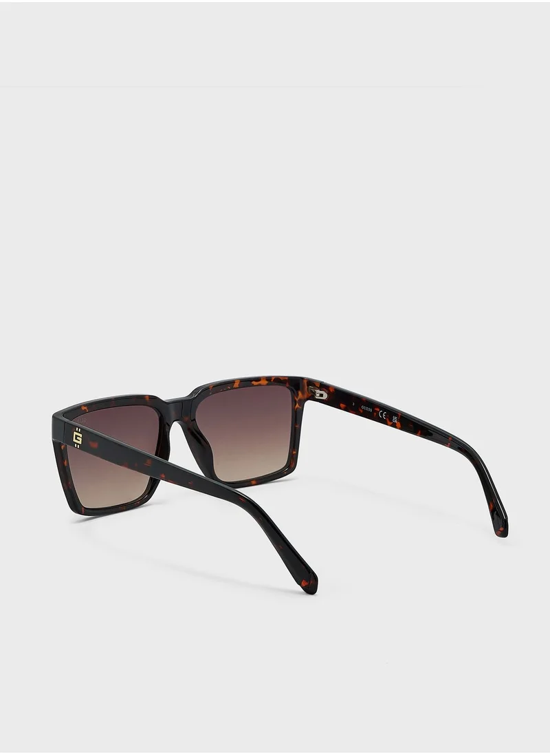 GUESS Tortoiseshell Full Rim Sunglasses