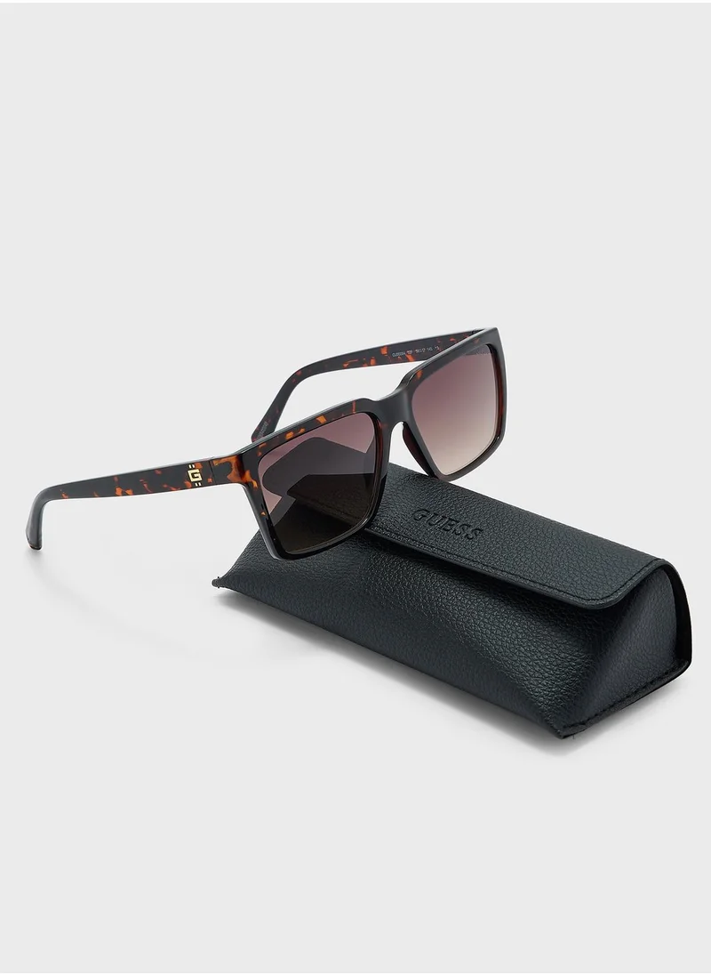 GUESS Tortoiseshell Full Rim Sunglasses