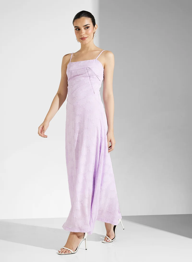 Ella Limited Edition Floral Jacquard Maxi Dress