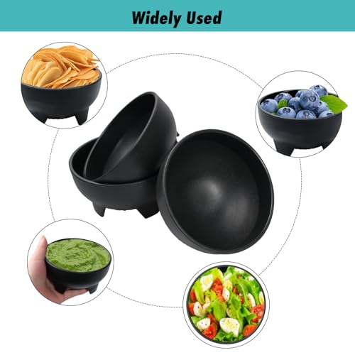 TANEMUDO 28 Pack 10.6 oz Mexican Salsa Bowls, Small Guacamole Containers, Plastic Salsa Bowl for Serving Parties, Chips, Dip, Nuts, Candy, and Sauce Set - Image 3