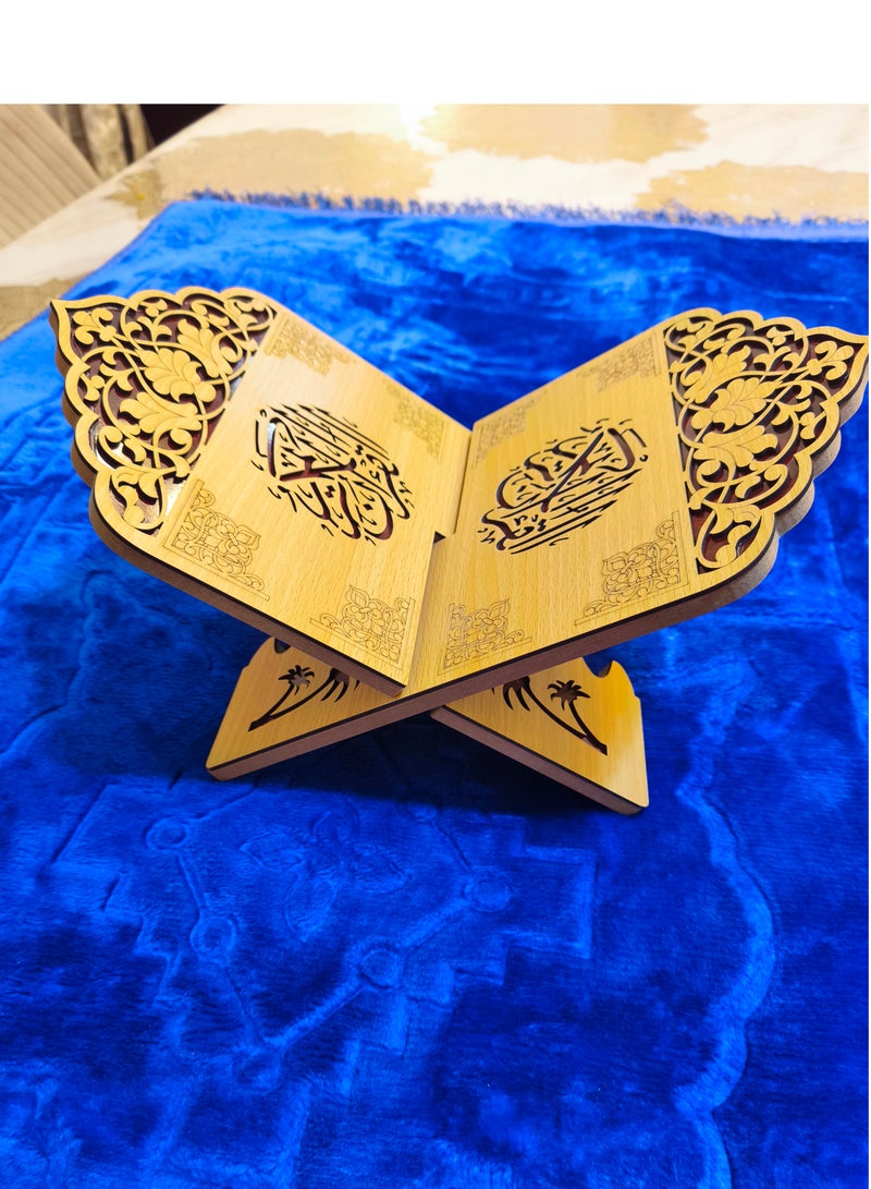 Quran Holder Wooden Stand Elegant Design - Image 2