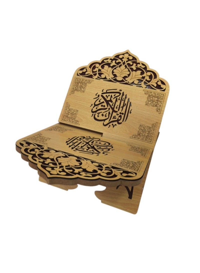 Quran Holder Wooden Stand Elegant Design - Image 4