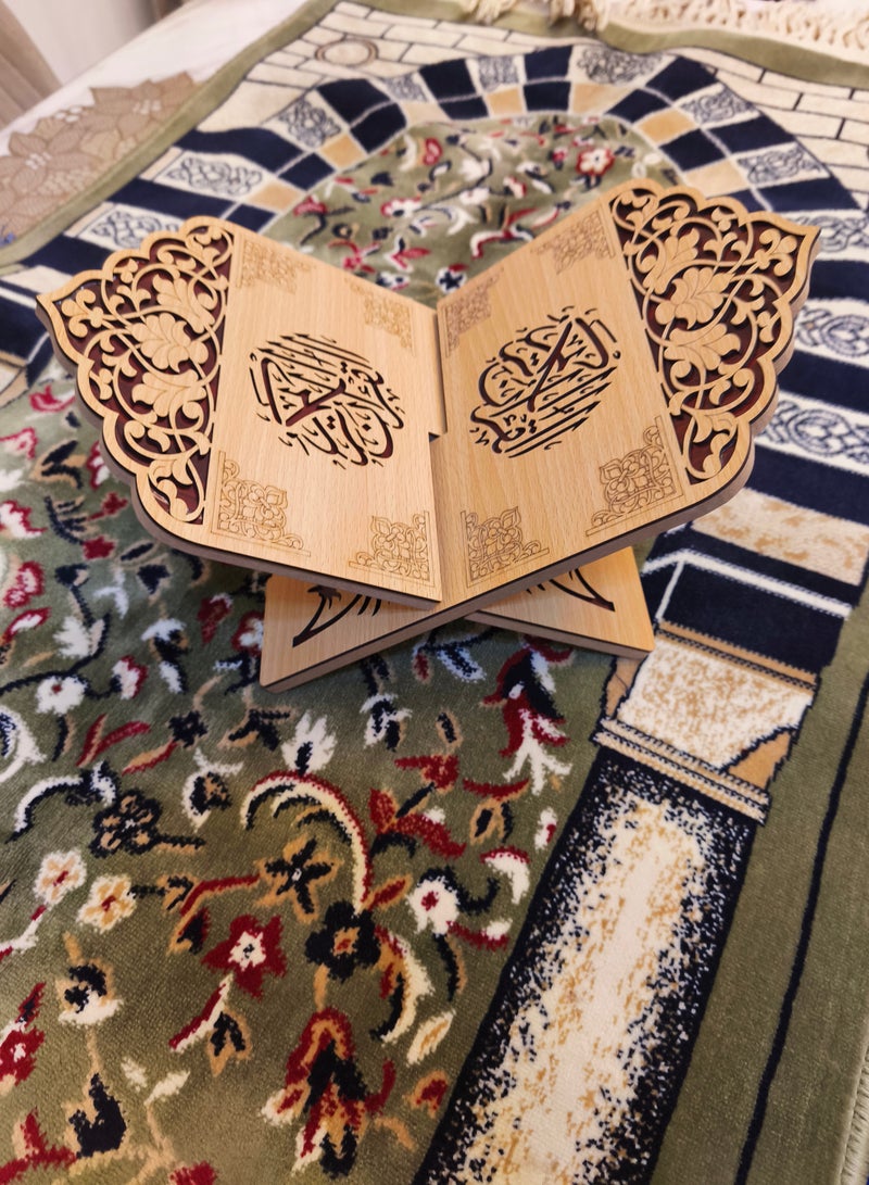 Quran Holder Wooden Stand Elegant Design - Image 5
