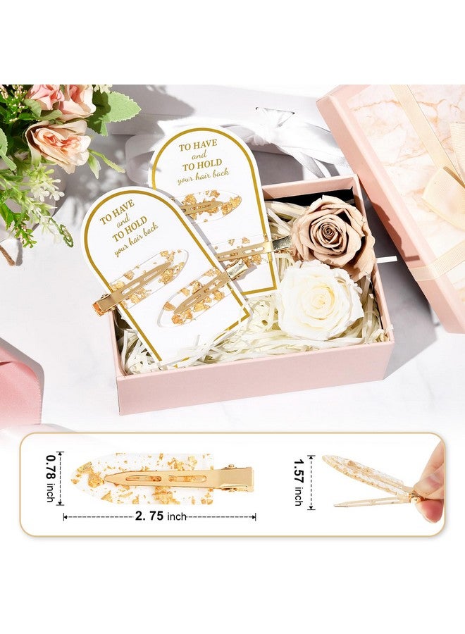 Aileam 20PCS Bridesmaid Hair Clips, Creaseless Glitter Hair Clips for Bride Women Girls, Perfect Bridal Hairstyle Accessories - Image 2