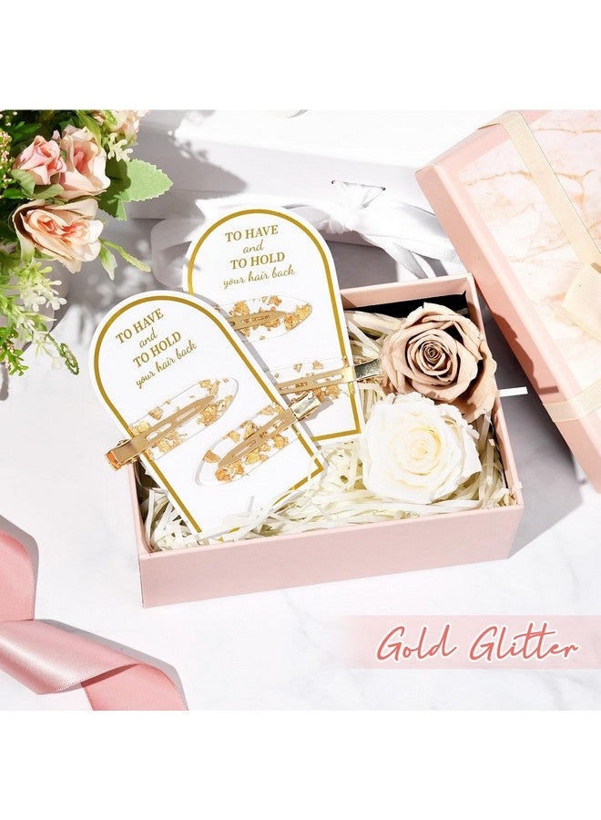 Aileam 20PCS Bridesmaid Hair Clips, Creaseless Glitter Hair Clips for Bride Women Girls, Perfect Bridal Hairstyle Accessories - Image 5
