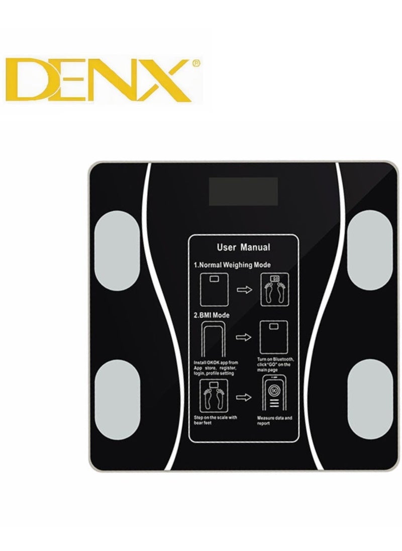 Denx Smart Electronic Scale To Measure Body Fat The Smart Scale Works By Charging Without Batteries  - Image 5