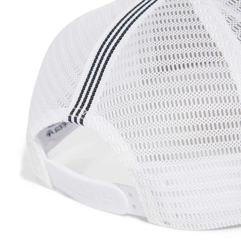 Adidas Originals WHITE Adicolor Classic Curved Foam Trucker  | Best Price UAE