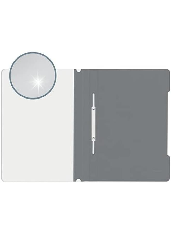 ليتز مجلد قياسي مقاس A4 مع حقل ملصقات طويل PVC مقاس A4 برتقالي - Image 4