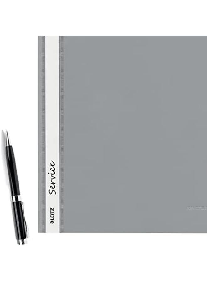 ليتز مجلد قياسي مقاس A4 مع حقل ملصقات طويل PVC مقاس A4 برتقالي - Image 3