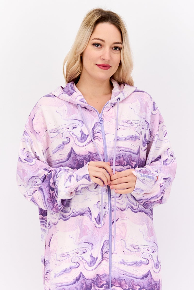 TRIBE OF 6 Women Sportswear Fit Long Sleeve Outdoor Dress, Multicolor - Image 2