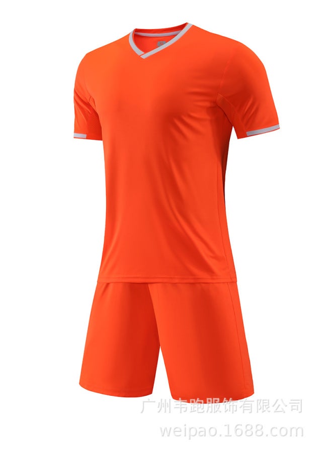 Orange Football Jersey - Image 1