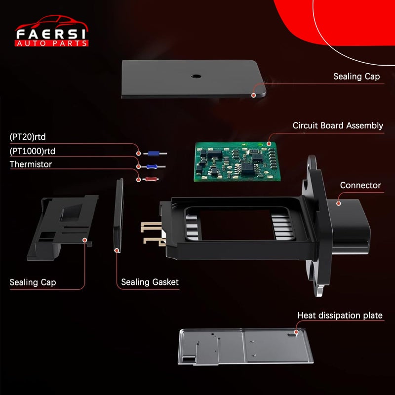 FAERSI Mass Air Flow Sensor Meter MAF 22680-7S000 AF10141 for 2003-2014 Altima & 2004-14 Maxima & 07-12 Sentra & 05-15 Xterra & 2003-2014 Murano | Infiniti 08-13 G37 & 05-08 G35 & More - Image 3