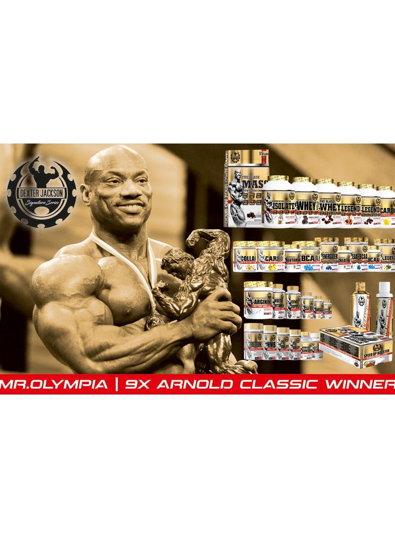 DEXTER JACKSON Gold Series Collagen - Supports Skin, Hair, Nails, and Joint Health (Orange, 550g, 50 Servings) - Image 4