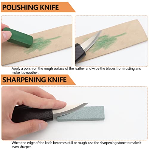 Vibra-TITE VIBRATITE Wood Carving Kit, 14 PCS Wood Carving Tools Set with Detail Carving Knife, Spoon Blanks, Whittling Knife, Wood Whittling Kit for Beginners Kids Adults Woodworking DIY - Image 4