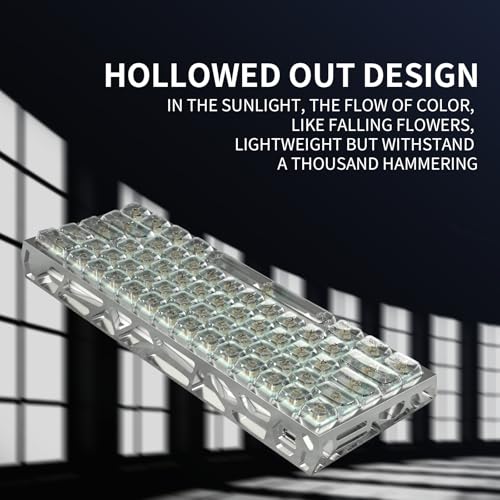 kutethy KY60 Hollow Out Aluminum Keyboard Case,60% Mechanical Keyboard Shell Custom Keyboard Barebones Compatible with Wooting60 Mad60 Win60 GH60 60HE (Silver) - Image 3