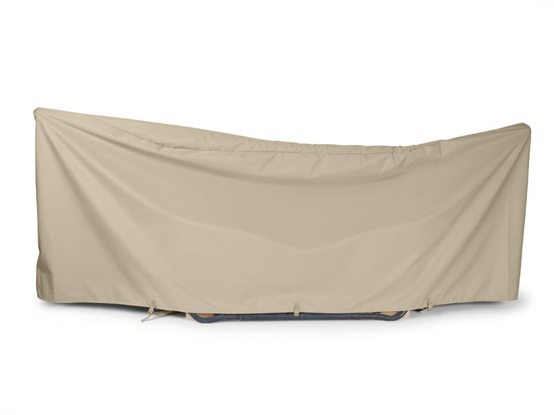Covermates Covermates Hammock Cover  Weather Resistant Polyester Double Stitched Seams Securing Buckle Strap Seating and Chair Covers 188W x 58D x 20H Khaki 