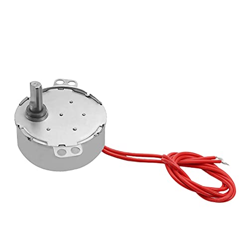 Fielect Synchronous Motor AC 12V 4-5RPM Turntable Motor CW/CCW Direction 4W TYC-50 D Shaft - Image 1