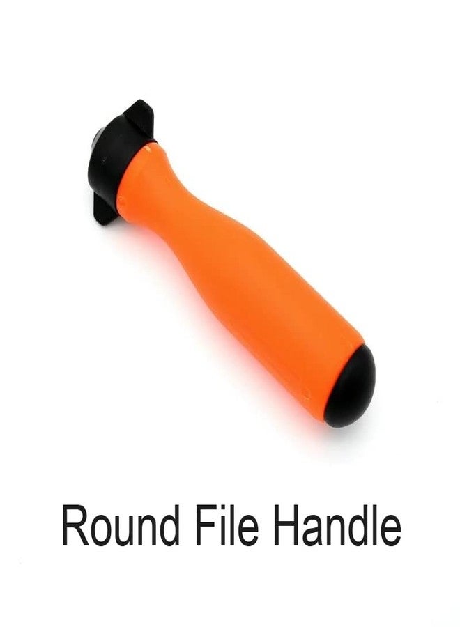 TorSor 2 Pack Round File Handle with Ajustable Tightening Nut Plastic Nylon Handles Diameter 4mm-5mm 0.2 inch Hole Saw Chain Reusable Quickly Installed Repair Replacement Tool - Image 2