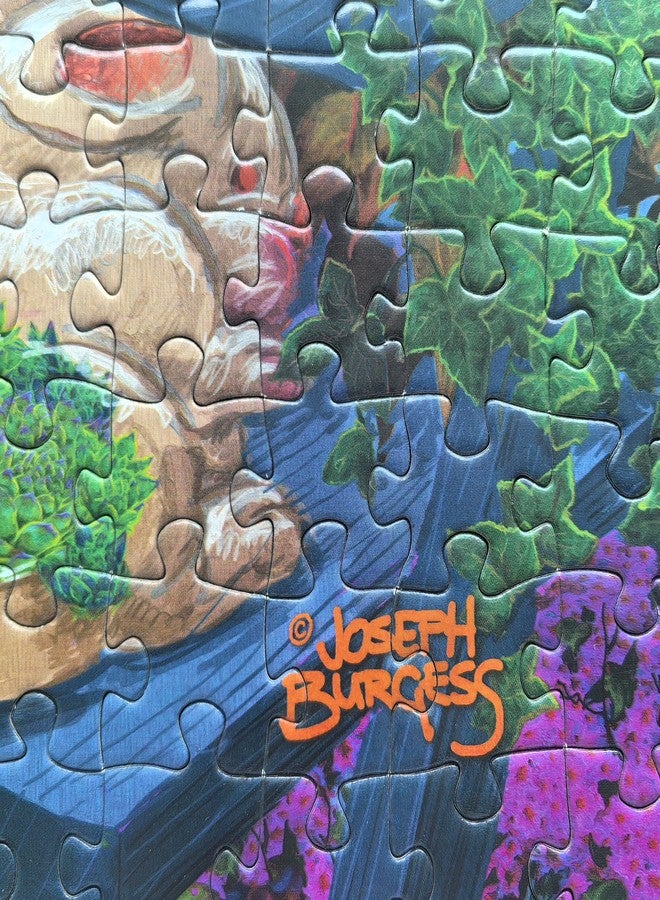 Mulic 500 Piece Puzzles for Adults - The Range Free Bandits Licensed by Joseph Burgess - Visit My Garden - Image 2