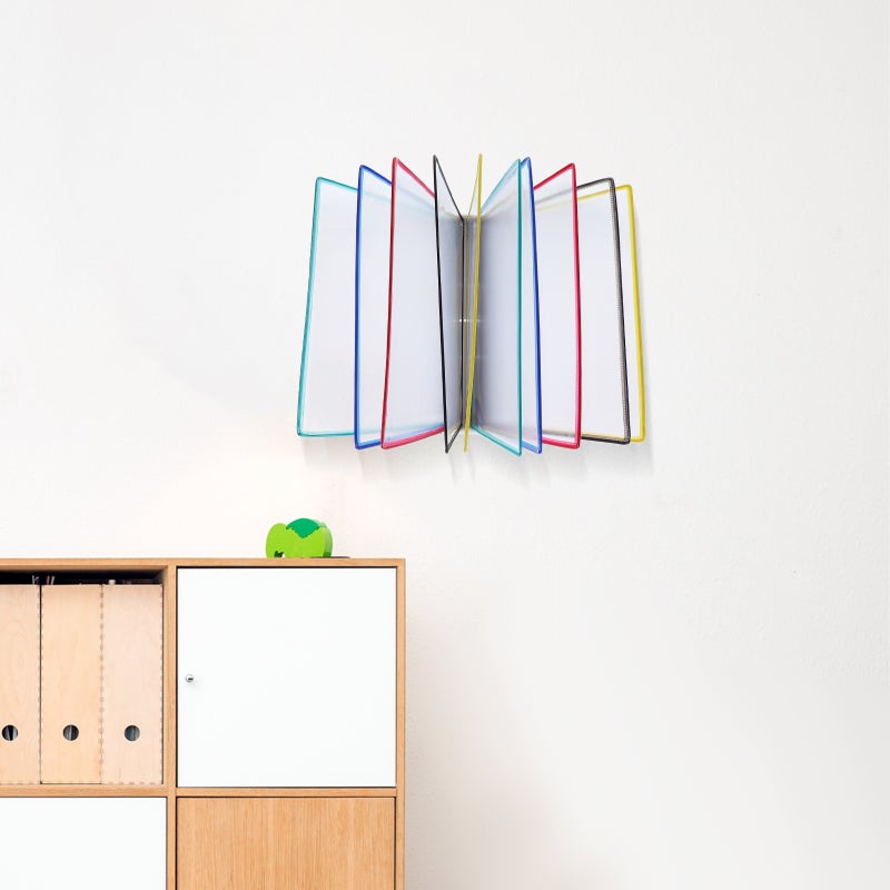 🏠 حامل ملفات حديدي ومعدني متعدد الألوان للتثبيت على الحائط للتنظيم المكتبي - Image 5