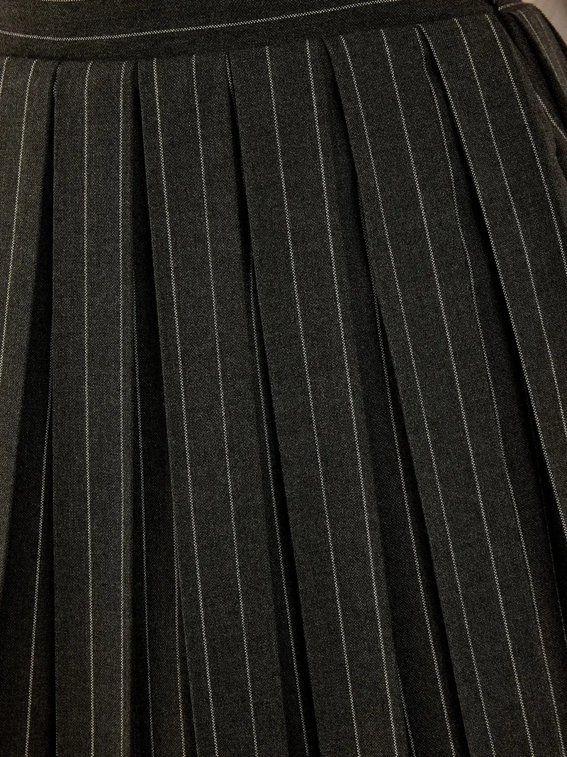 Hiccup Grey Parker Pin Stripe Skort for Women | Best Price UAE