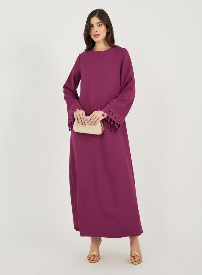 Styli Tasseled Sleeve Maxi Dress  - Image 1
